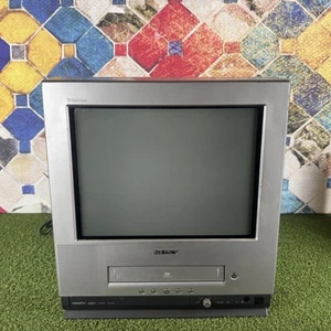 Sony Trinitron KV-14FV1U 14" VHS Kombi Retro Gaming RGB Farb Röhrenfernseher Monitor - Bild 1 von 6