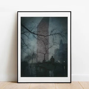 Art print New York Flatiron Building by Edward Steichen giclee poster wall art - Picture 1 of 9