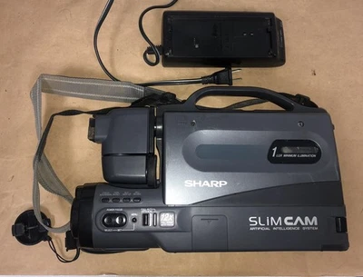 Sharp Slim Cam VL-L64U Vintage VHS Camcorder with Charger - Image 1 of 4