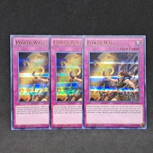 3x Power Wall DUSA-EN033 1st Edition Ultra Rare NM Near Mint Yu-Gi-Oh! Card - Picture 1 of 8