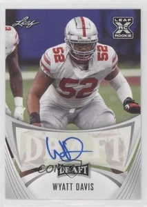 2021 Leaf Draft Auto Wyatt Davis #BA-WD1 Auto - Picture 1 of 4