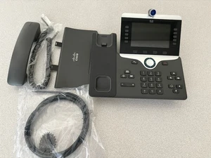 Cisco CP-8845-K9 IP Phone Cleaned Tested w-New Cords Warranty - Picture 1 of 3