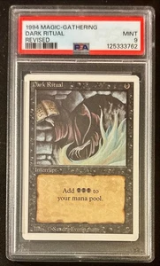 Magic: The Gathering 1994 revisado Dark Ritual PSA 9 - Imagen 1 de 2