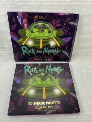 NEW RICK AND MORTY X GLAMLITE EYESHADOW PALETTE - Sold Out! Limited Edition! - Image 1 of 4