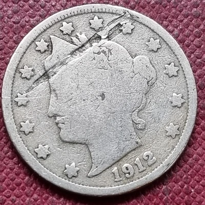 1912 Liberty Head Nickel 5c - Lamination ERROR - #94175 - Image 1 of 2