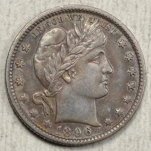 1896-O Barber Quarter, Choice Extremely Fine, Discounted Better Date  1024-99 - Picture 1 of 6
