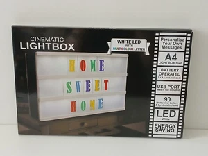Caja de Luz LED Cinematográfica con 90 Letras Números Símbolos - Nueva - Imagen 1 de 8