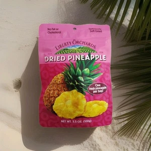 Liberty Orchards weiche getrocknete Ananas 3,5 Unzen eine Ananas pro Beutel BB: 28.06.25 - Bild 1 von 2