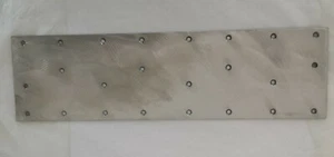 Lochplatten Holzverbinder Lochblech 2 mm Stark 20 Bohrungen Edelstahl V2A NEU - Bild 1 von 5