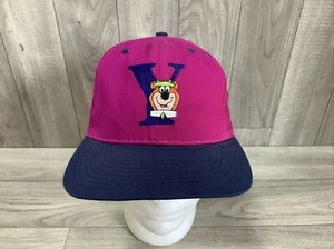 Yogi Bear Hat Snapback Plum Color USA Made Paramount Parks NOS Vtg - Picture 1 of 11