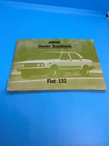 USED FIAT 132 OWNERS MANUAL HANDBOOK BOOK 1977 PUBLISHED - 1st Edition - Picture 1 of 1