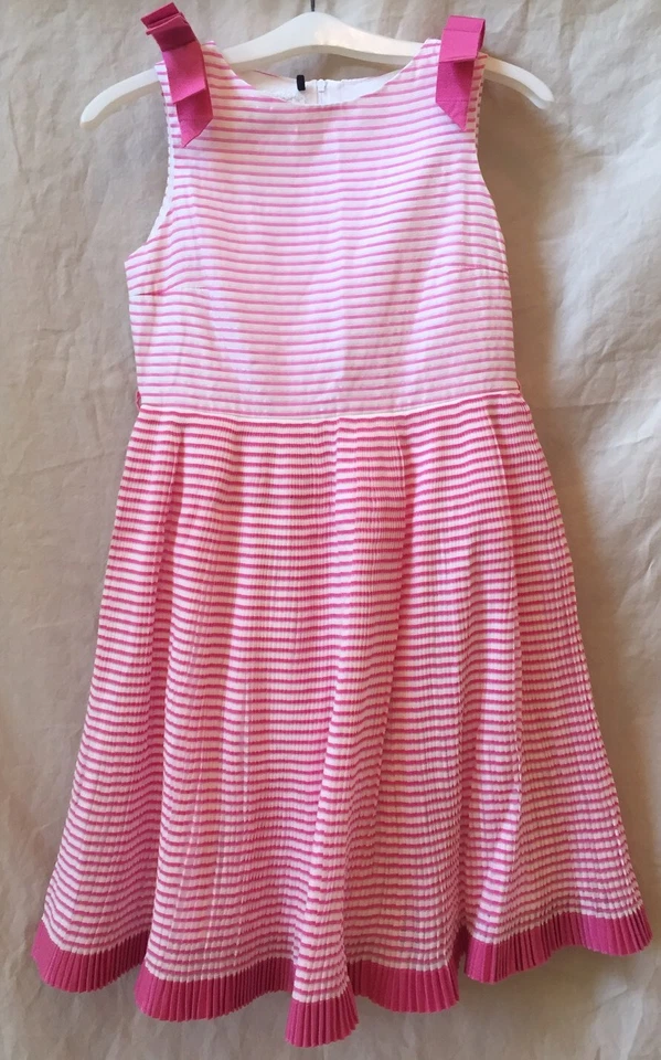 Vestido a Rayas I PINCO PALLINOL Rosa y Plata ~ 12 ~ Italia ~ Ventas al por menor $500+ Foto 1 de 4