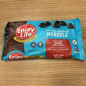 Allergy Friendly, Dairy Free Dark Chocolate Morsels, Baking Chocolate, 9 oz - Picture 1 of 3
