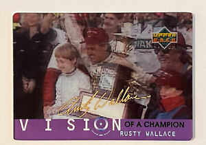 Rusty Wallace 1998 98 Upper Deck Diamond Vision Vision Of A Champion Insert #VC2