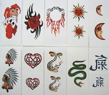 Whole Sale 16 Different Tribal  Temporary Tattoos CT7