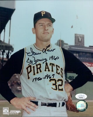  Foto brillante firmada por Vern Law Piratas de Pittsburgh 8x10 autenticada por JSA Foto 1 de 2