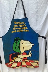 Delantal de PVC Peanuts Snoopy Flying Ace hecho por Sari Reino Unido - Imagen 1 de 5