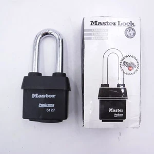 READ DESCRIPT Master Lock 6127 Pro Series 449FJ316 Padlock Keyed Alike (NO KEYS) - Picture 1 of 5