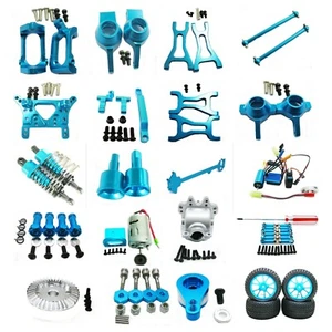 Aluminum Metal Upgrade Parts DIY For 1/18 WLtoys A959 A969 A979 K929 Rc Car blue - Picture 1 of 106