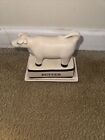 Farmyard Cow Hand Painted Ceramic Butter Dish