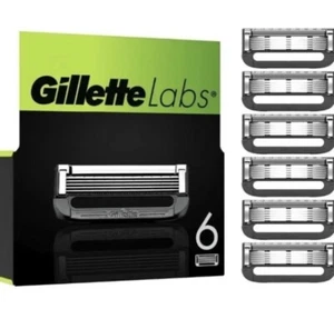 Gillette Labs Razor Blades pack Of 6 cartridges Brand New Sealed Genuine