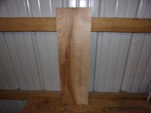 HARD MAPLE LUMBER WOOD KILN DRIED BOARD 27 1/8"X 8"X1 1/8" 2388V CLEAR 1/4 SAW - Picture 1 of 8