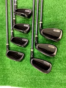 2011 PRGR egg 5~Aw 7pc original Carbon S-flex M-43  IRON SET Golf Clubs R526 - Picture 1 of 5