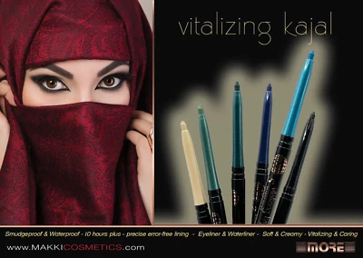 VITALIZING KAJAL EYELINER & WATERLINER INNER EYE LID LINER KOHL 6 COLOURS SHADES - Image 1 of 4