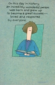 Funny Happy Birthday Princess Di Diana Loved & Respected Greeting Card - Picture 1 of 3
