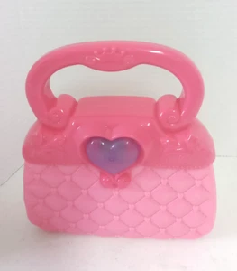 Midwood Princess Pink Plastic Purse With Flashing Heart - Picture 1 of 6