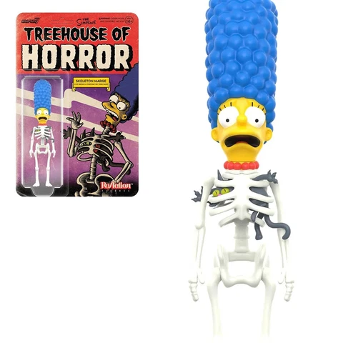 Skeleton Marge Simpson Treehouse of Horror Super7 Reaction Figure Cover