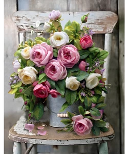 Diamond Painting Kits for Adults - Flowers Diamond Art Kits for Adults Kids Beg. - Picture 1 of 5