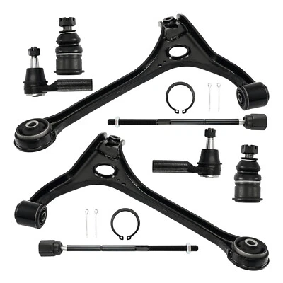 8pcs Front Control Arms Tie Rod Ends For 1998-2007 Ford Taurus Mercury Sable - Imagem 1 de 4