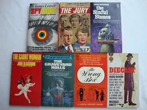7 new 1959 - 1970 pb books BRITISH NOIR COLLECTIBLE paperbacks VINTAGE rare - Bild 1 von 21