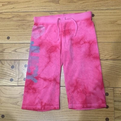 Juicy Couture Pam Gela Capri Sweatpants Pink Youth Size 12 - Image 1 of 4