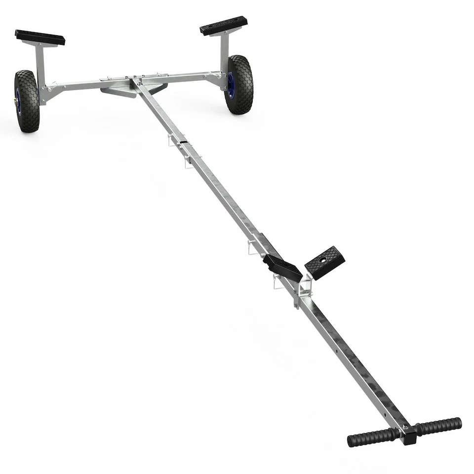 Slipwagen Bootswagen Handtrailer Faltbar Schwarz/blau