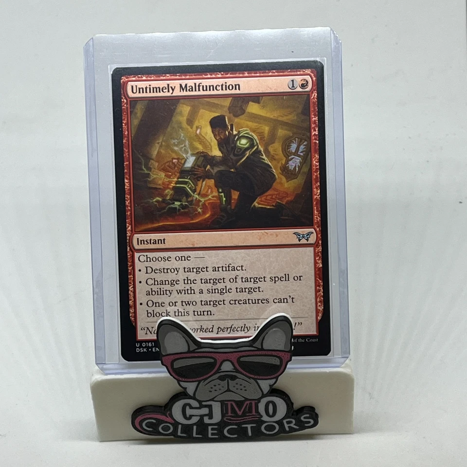 MTG Untimely Malfunction Normal NM Duskmourn: House of Horror Magic 161 - Image 1 of 1