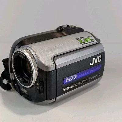 JVC Everio GZ-MG155AS Handheld High Definition HDD Camcorder With Charger  - Image 1 of 4