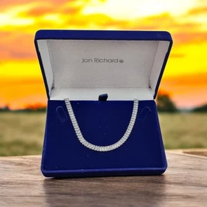 Collana Jon Richard Rodiata Cubic Zirconia Allway - Foto 1 di 4