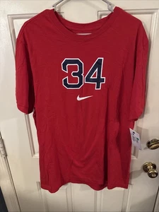 xl david ortiz Hall Of Fame 2022 Nike T Shirt NWT Boston Red Sox - Picture 1 of 8