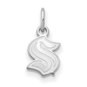 Colgante Seattle Kraken XS de oro blanco de 10 k con logotipo de la NHL - Imagen 1 de 2