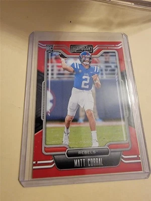 Matt Corral 2022 Chronicles Draft Picks Rookie Football Card Panthers - Image 1 of 2