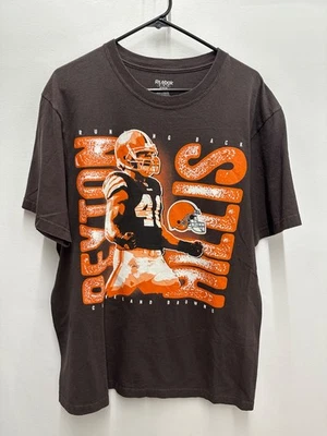 Reebok Cleveland Browns NFL Fútbol Y2K Retro Gráfico Manga Corta XL Algodón Foto 1 de 4