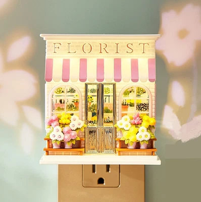 NUEVO Bath and Body Works FLORISTERÍA FLORISTERÍA PROYECTOR LUZ NOCTURNA Enchufe Flor de Pared Foto 1 de 4