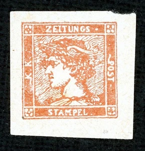 Stamp Austria, Scott # P4 Mint NH, COUNTERFEIT, REPLICA, great hole filler - Picture 1 of 1