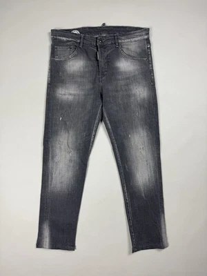 Dsquared2 Men’s Skinny Cropped Slim Distressed Denim Jeans Size 48 / M - Image 1 of 4