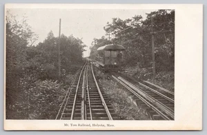 Holyoke Messe Anfang 1900 - Mt. Tom Railroad - Standseilbahn RR, unbespielte MA-Postkarte - Bild 1 von 2