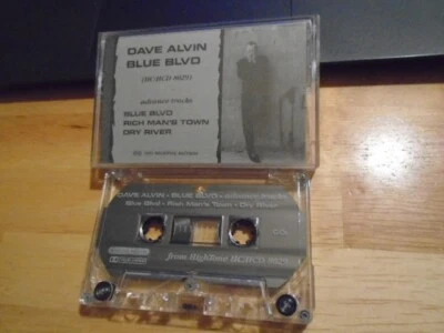 RARE PROMO Dave Alvin CASSETTE TAPE Blue Blvd sampler BLASTERS Los Lobos Yoakam - Image 1 of 2