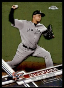 2017 TOPPS CHROME UPDATE SERIES DELLIN BETANCES NEW YORK YANKEES #HMT74 - Picture 1 of 2