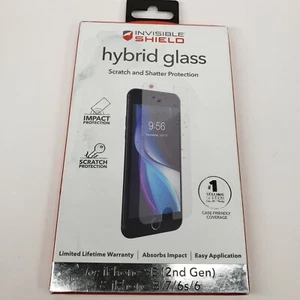 Damaged box - ZAGG Invisible Shield Hybrid Glass iPhone SE (2nd Gen) & 8/7/6s/6 - Picture 1 of 7